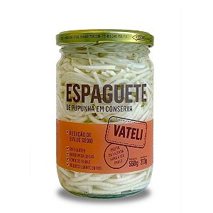 Espaguete de pupunha em conserva Vateli 550g