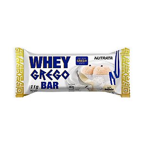 Whey grego bar sabor beijinho Nutrata 40g