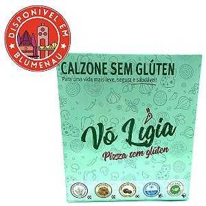 Calzone low carb de queijo brie com geleia de pimenta Vó Ligia 2 unidades