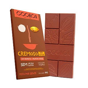 Chocolate cremoso sem açúcar Cookoa 80g
