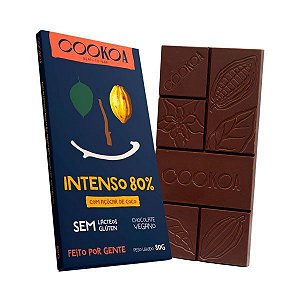 Chocolate intenso 80% Cookoa 80g