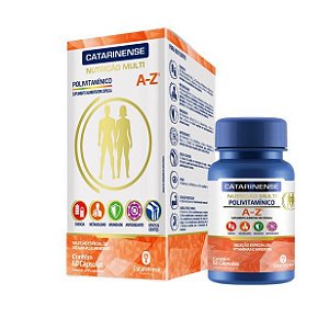 Polivitamínico multi A-Z catarinense 60 cápsulas