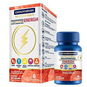 Polivitamínico multi energia Catarinense 60 cápsulas