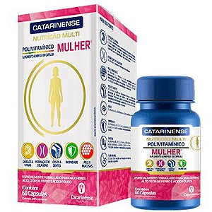 Polivitamínico multi mulher Catarinense 60 cápsulas