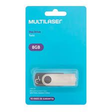 Pen Drive 8gb Multilaser Twist