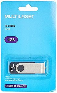 Kit 10 Pen Drive 4gb Multilaser Twist