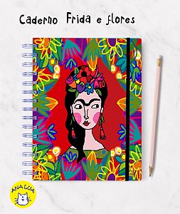 Caderno Frida e Flores