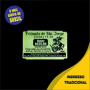 INGRESSO TRADICIONAL