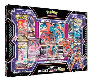 Pokémon Box De Batalha Deoxys Vmax E V-astro C/ Carta Grande