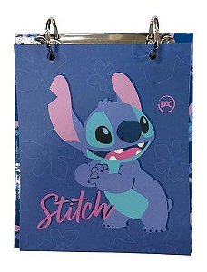 Mini Caderno Argolado Stitch Walt Disney Lilo Estudo Fichas