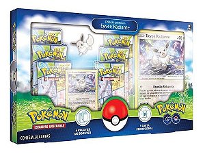 Cartas Box Pokémon Go Coleção Premium Eevee Radiante Copag
