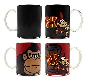 Caneca Mágica Donkey Kong Video Game Nintendo Super Mário