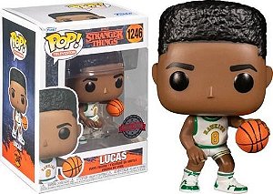 Boneco Funko Pop Lucas Stranger Thing Basquete Hawkins 1246