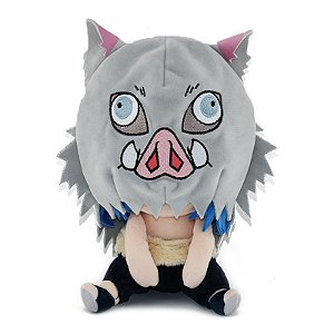 Boneco Pelucia Inosuke Demon Slayer Kimetsu no Yaiba Brinquedo 20cm