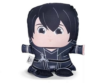 Almofada Ploosh Kirito Sword Art Online Espadachim Negro Sao