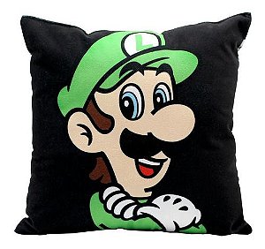 Almofada Luigi Super Mario Bros Nintendo Game Jogo Oficial