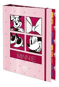 Fichario Minnie Mouse Disney Universitario Colegial Argolado