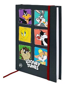 Caderno Anotações Looney Tunes Escolar A5 Elastico Warner