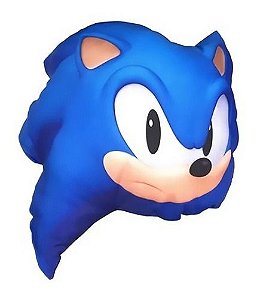 Almofada 3d Sonic Ouriço Azul Jogo Nintendo Game Sega Tails