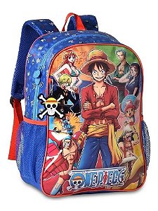 Mochila Bolsa Costas Infantil Escolar Anime One Piece Clio