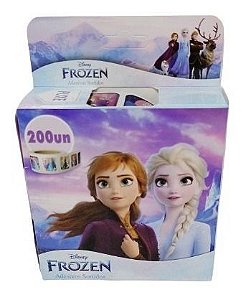Adesivos Sortidos Frozen Disney Rolo Divertida 200 Un
