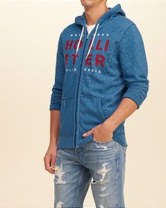 Moletom Masculino Hollister M Logo T - 2016
