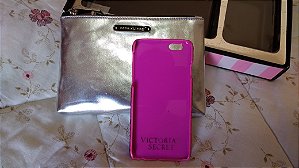 Kit Necessarie com Capa Para Iphone 6 Glitada Victorias Secret