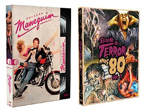 COMBO DVDS - COLEÇÃO MANEQUIM + SESSÃO DE TERROR ANOS 80 VOL.7