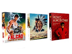 COMBO – PEDRO ALMODÓVAR DVD + FALCÃO BD + DANÇA COM LOBOS BD - PRÉ-VENDA 30/04/2026