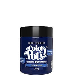 Beautycolor Color Pot's Máscara Pigmentante - Azul Marinho 240g