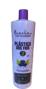 Progressiva Plastica dos Fios Açaí Brazilian Max Glamour Step 2 - 1Litro