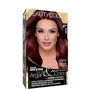 BeautyColor Coloração Permanente Kit 4.66 Vermelho Profundo