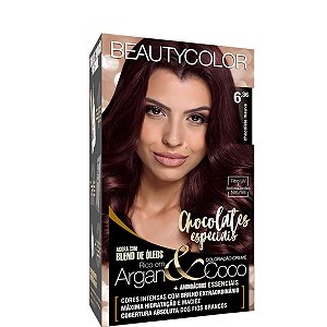 BeautyColor Coloração Permanente Kit 6.36 Chocolate Mauve