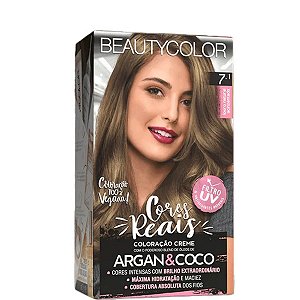 BeautyColor Kit Coloração Permanente 7.1 Louro Natural Acizentado