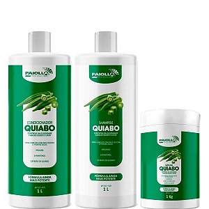 Paiolla Kit Completo Tratamento de Quiabo 3 Produtos