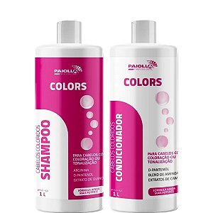 Paiolla Tratamento Cabelos Coloridos Shampoo e Condicionador 2x1 Litro