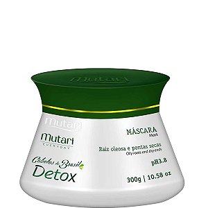 Mutari Everyday Cabelos do Brasil Máscara Detox 300g