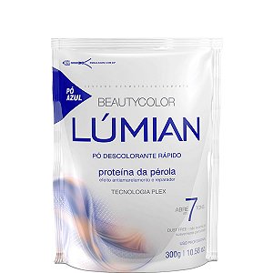 Beauty Color Lúmian Pó Descolorante Proteína da Pérola 7 Tons 300g