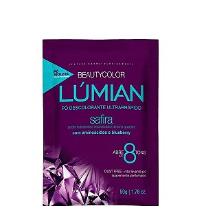 Pó Descolorante Beauty Color Lúmian Safira 8 Tons 50g