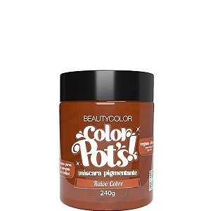 Beauty Color Color Pots Ruivo Cobre Máscara Pigmentante 240g