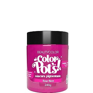 Beauty Color Color Pots Rosa Neon Máscara Pigmentante 240g