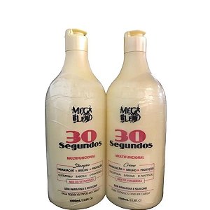Mega Blend 30 Segundos Multifuncional Shampoo + Creme 2x1 Litro