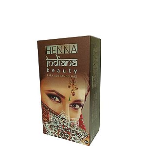 Henna Indiana Beauty Profissional Castanho Médio 3.0 - 1.1g