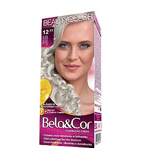 Beauty Color Bela&Cor Tinta 12.11 Louro Ultra Claríssimo Especial Gelo