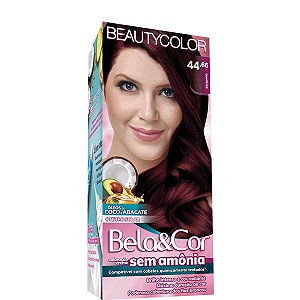 Tinta Beauty Color Kit Bela&Cor Sem Amônia 44.66 Borgonha