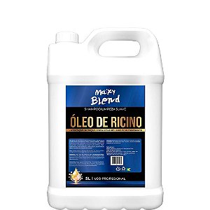 Maxy Blend Shampoo de Galão Óleo de Rícino Limpeza Suave 5 Litros