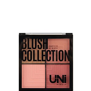 Quarteto de Blush Collection Uni Makeup Maquiagem Blush C 18g