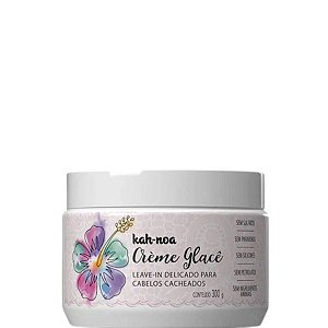 Kah-Noa Creme Glacê Leave-in Delicado para Cabelos Cacheados 300g