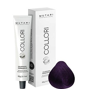 Tinta de Cabelo Mutari Coloração Permanente 0.22 Mix Violeta Irisado 60g
