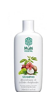 Multi Vegetal Shampoo de Coco Reconstrução Cabelos Danificados 240ml OUTLET